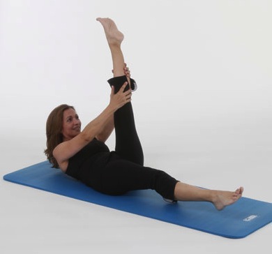 How to Do a Single Straight Leg Stretch in Pilates - Howcast